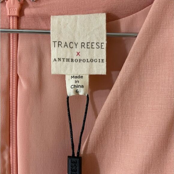 NWT Tracy Reese For Anthropologie Mini Pink Dress Size 6 - Picture 9 of 13